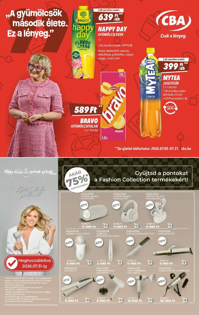 CBA CBA akciós újság 3 oldal