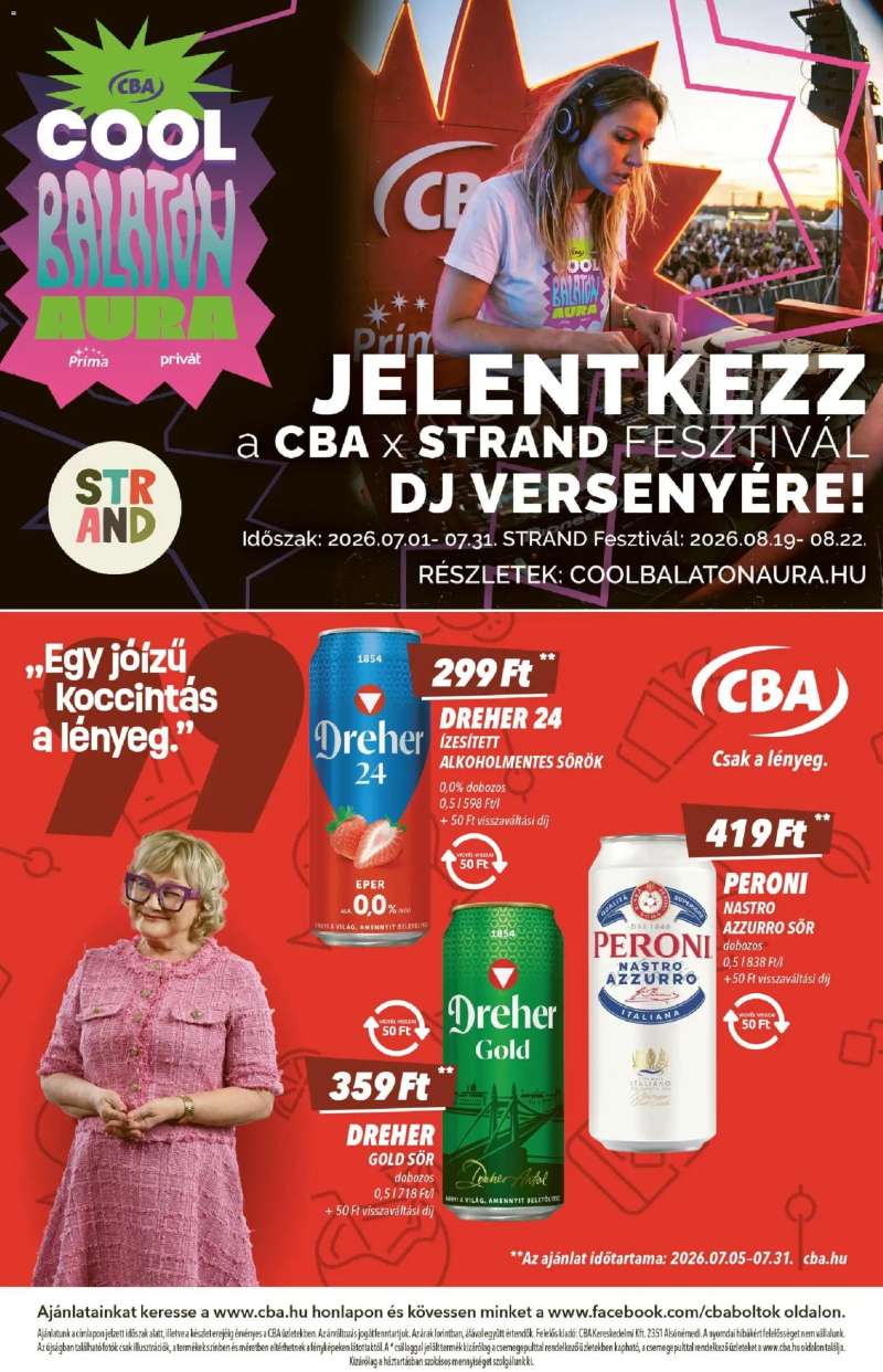 CBA CBA akciós újság 8 oldal