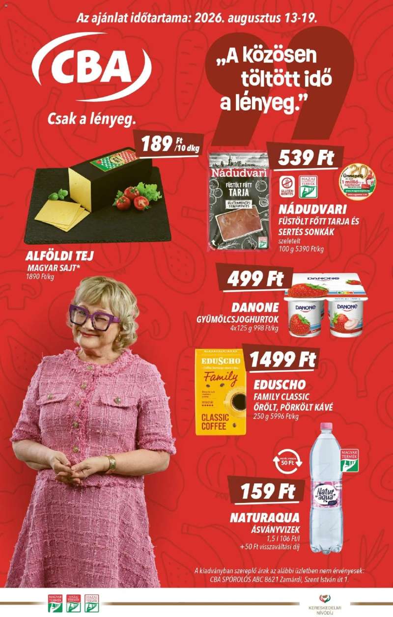 CBA CBA akciós újság 1 oldal
