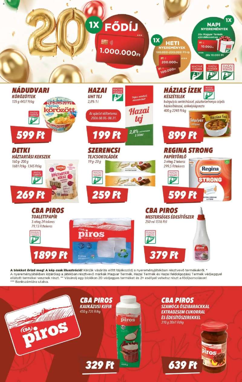 CBA CBA akciós újság 5 oldal