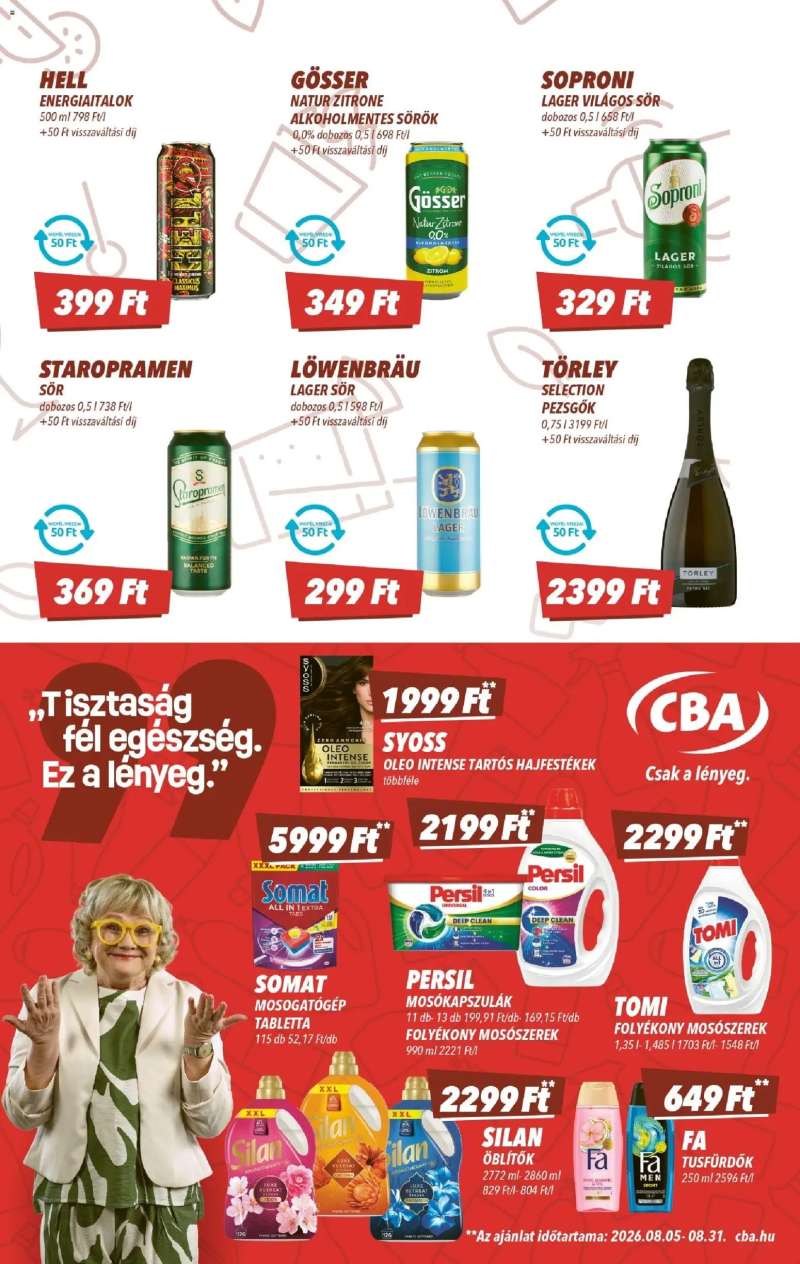 CBA CBA akciós újság 7 oldal