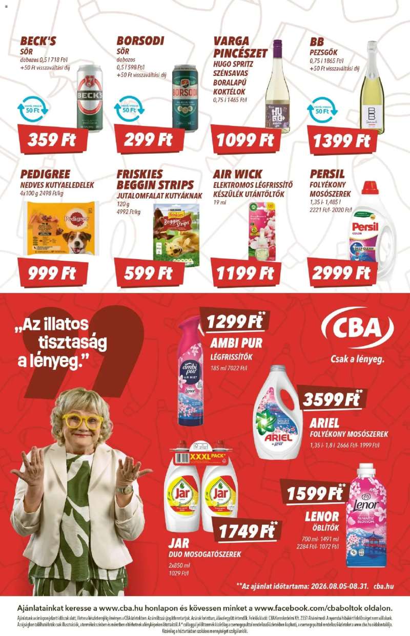 CBA CBA akciós újság 8 oldal
