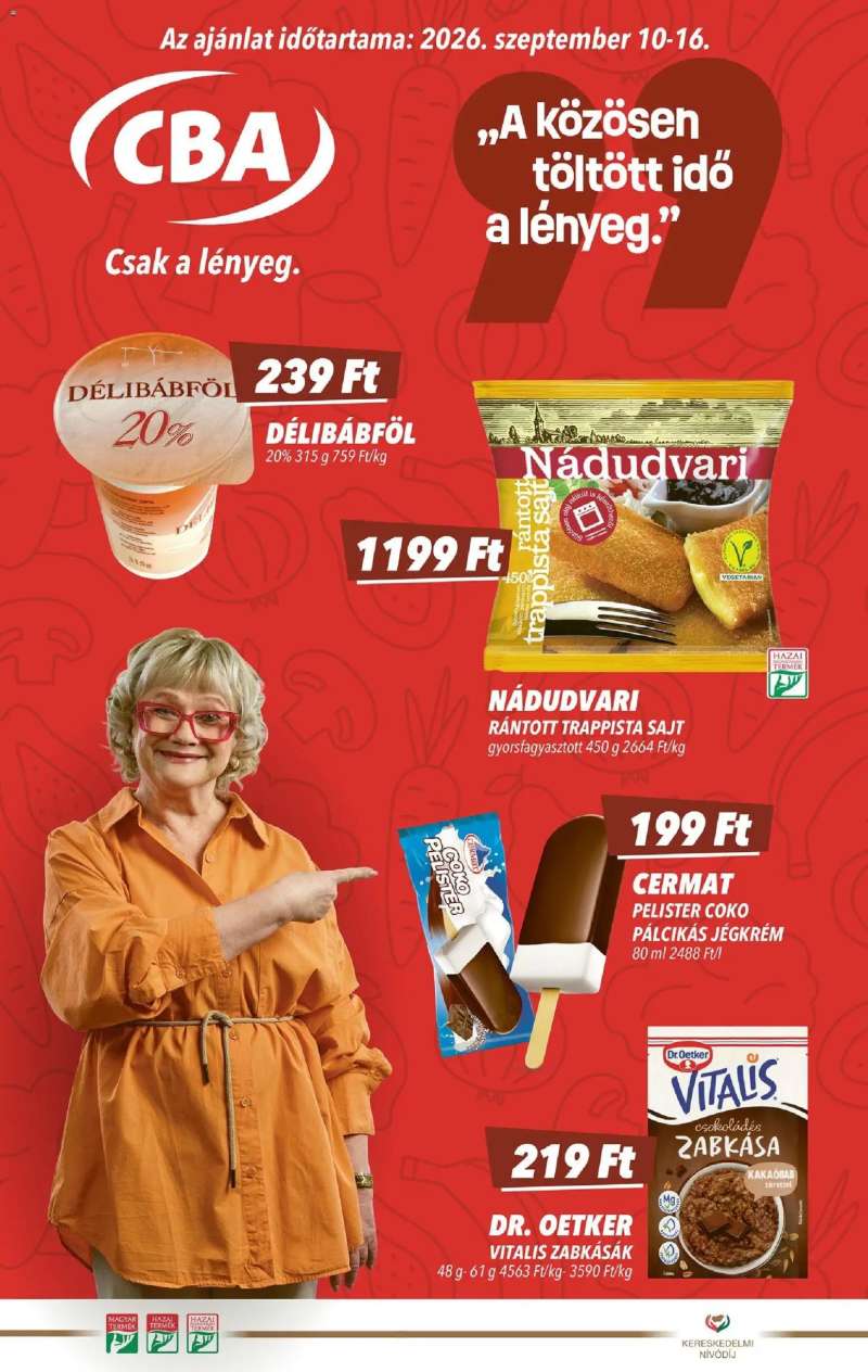 CBA CBA akciós újság 1 oldal