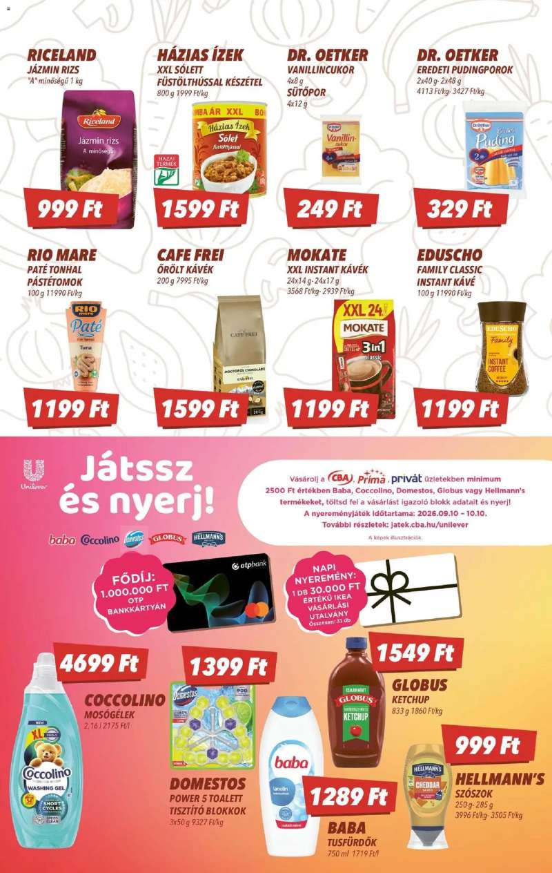 CBA CBA akciós újság 4 oldal