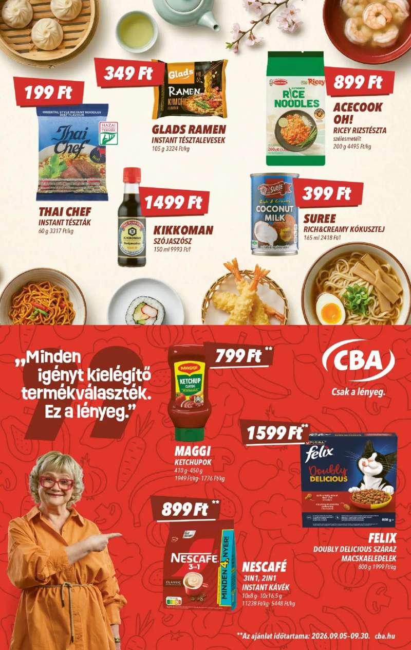 CBA CBA akciós újság 5 oldal