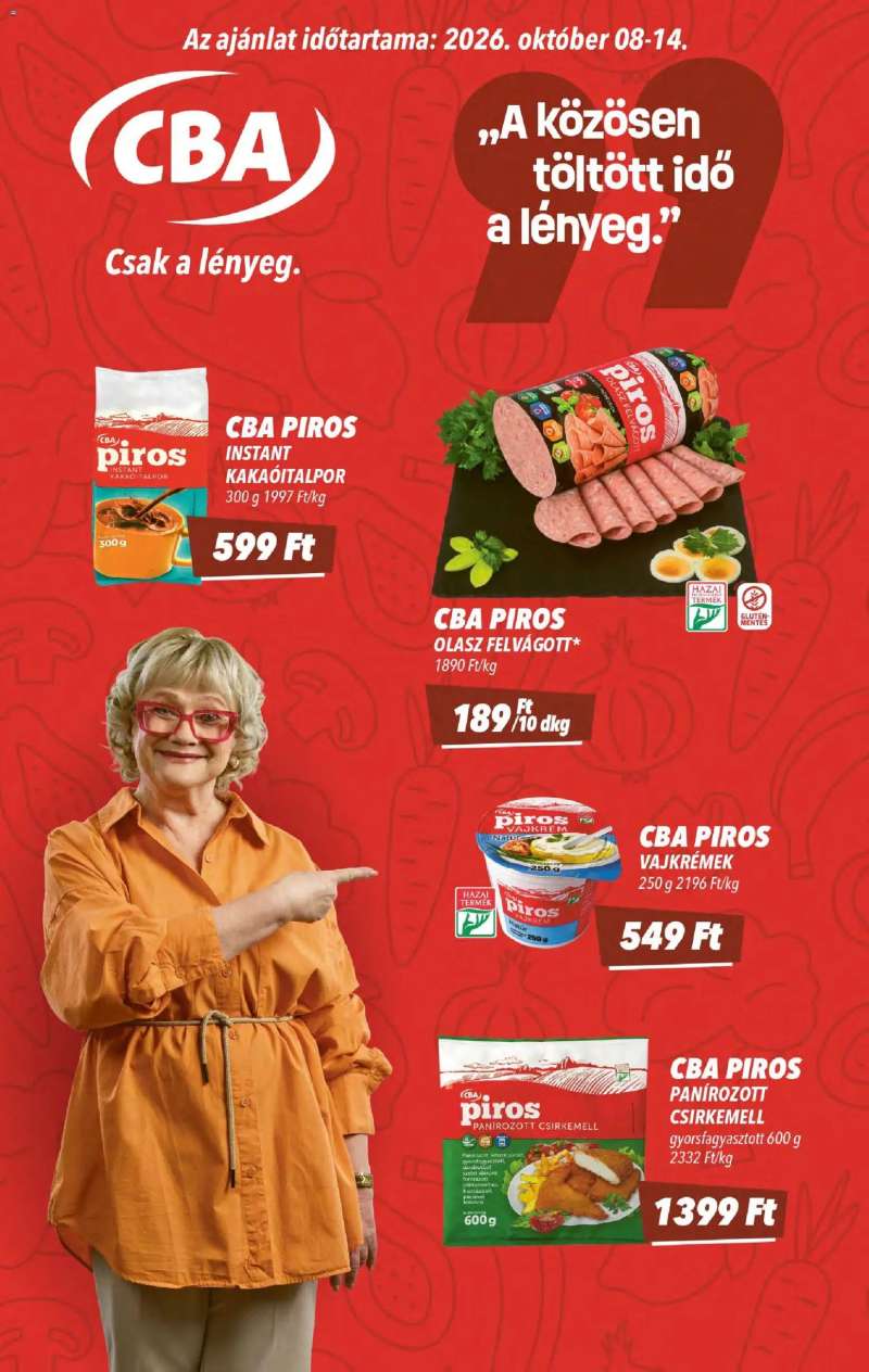 CBA CBA akciós újság 1 oldal