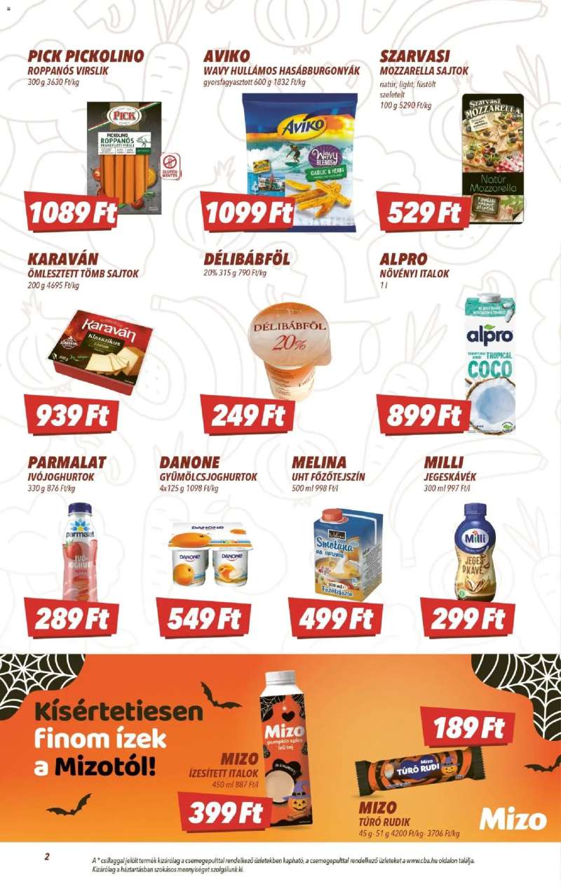 CBA CBA akciós újság 2 oldal