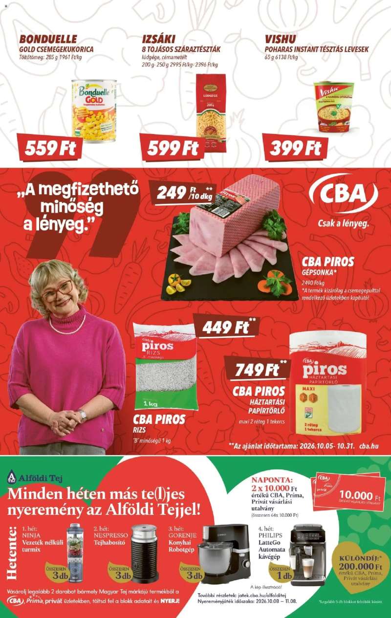 CBA CBA akciós újság 3 oldal