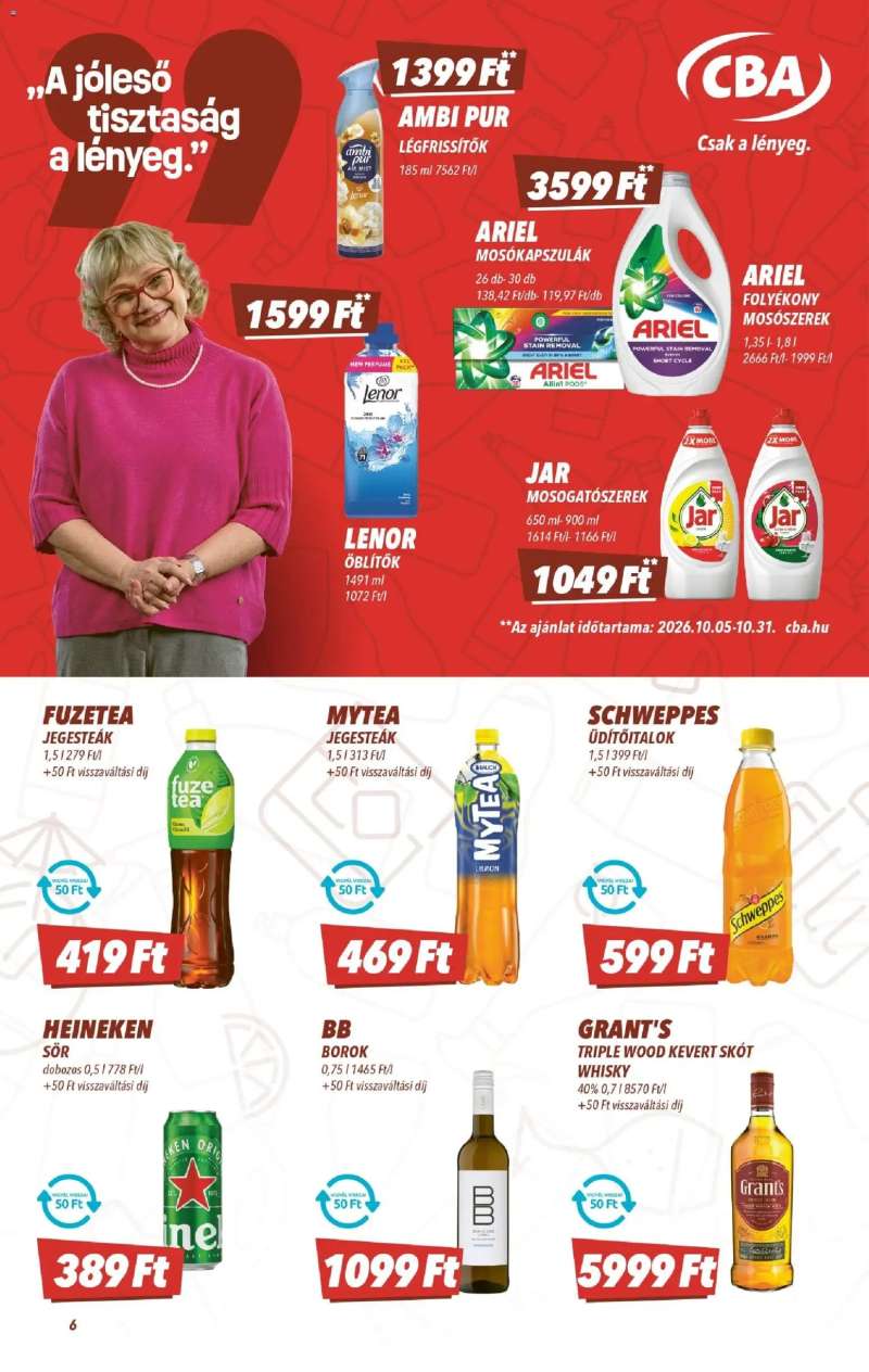 CBA CBA akciós újság 6 oldal