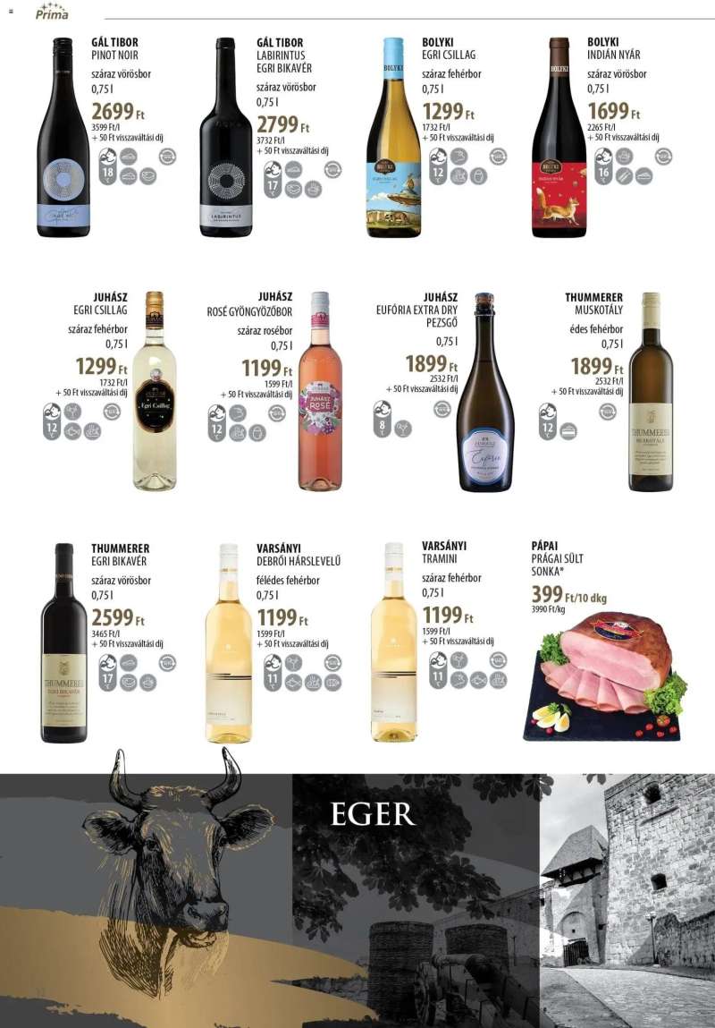 CBA Príma Borkatalógus 12 oldal