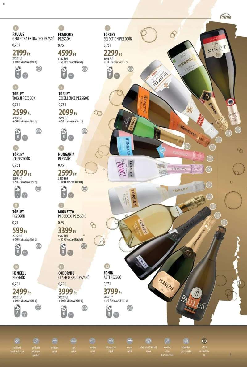 CBA Príma Borkatalógus 3 oldal