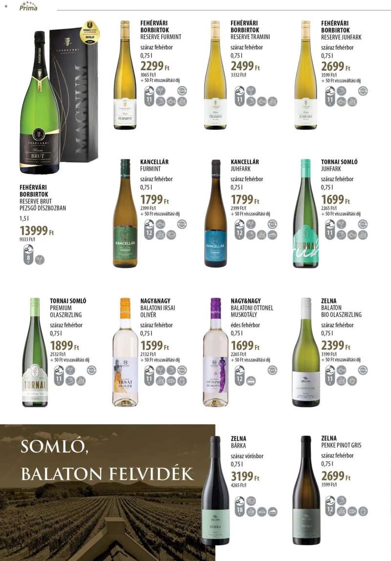 CBA Príma Borkatalógus 4 oldal