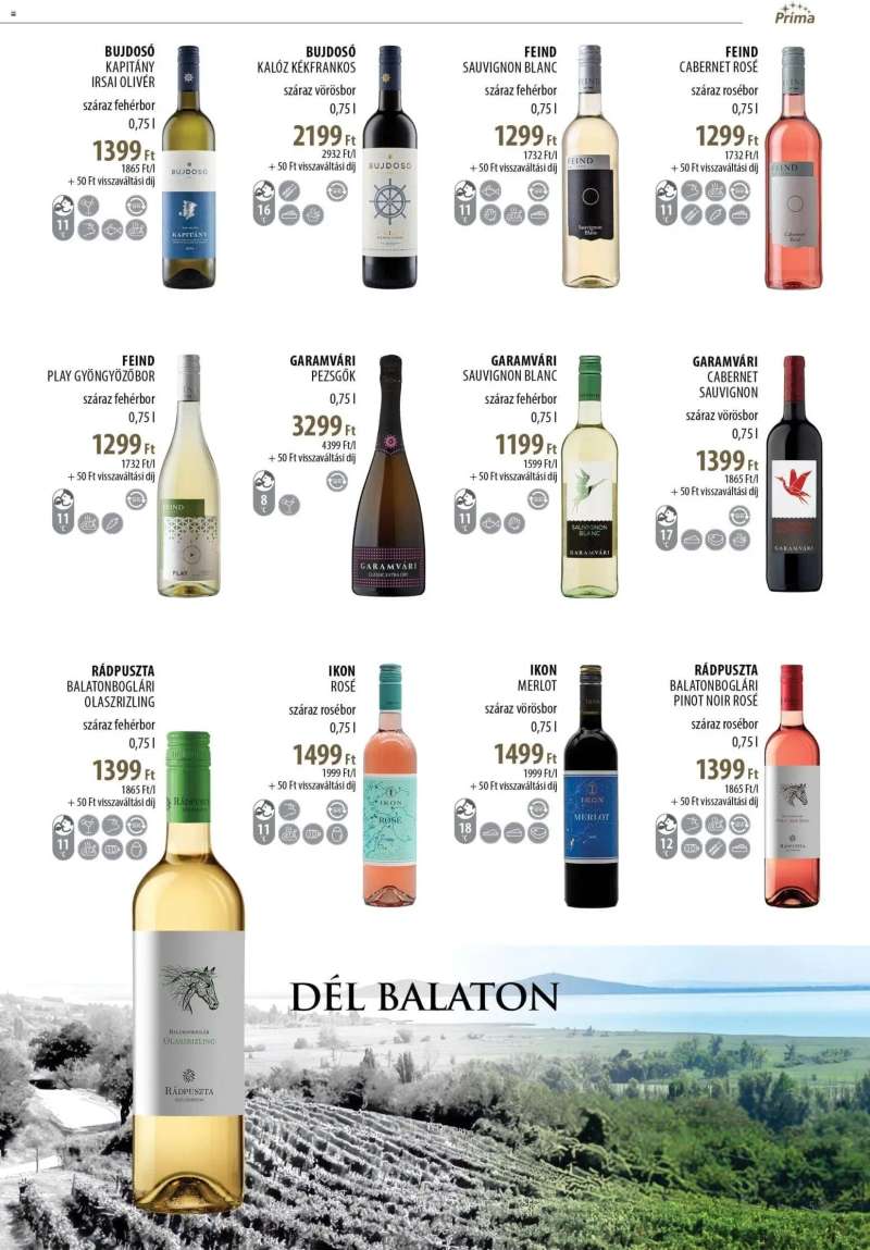 CBA Príma Borkatalógus 5 oldal