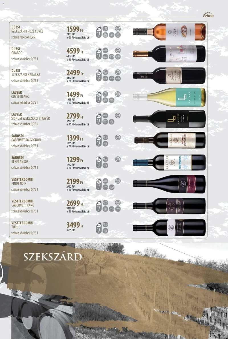 CBA Príma Borkatalógus 7 oldal