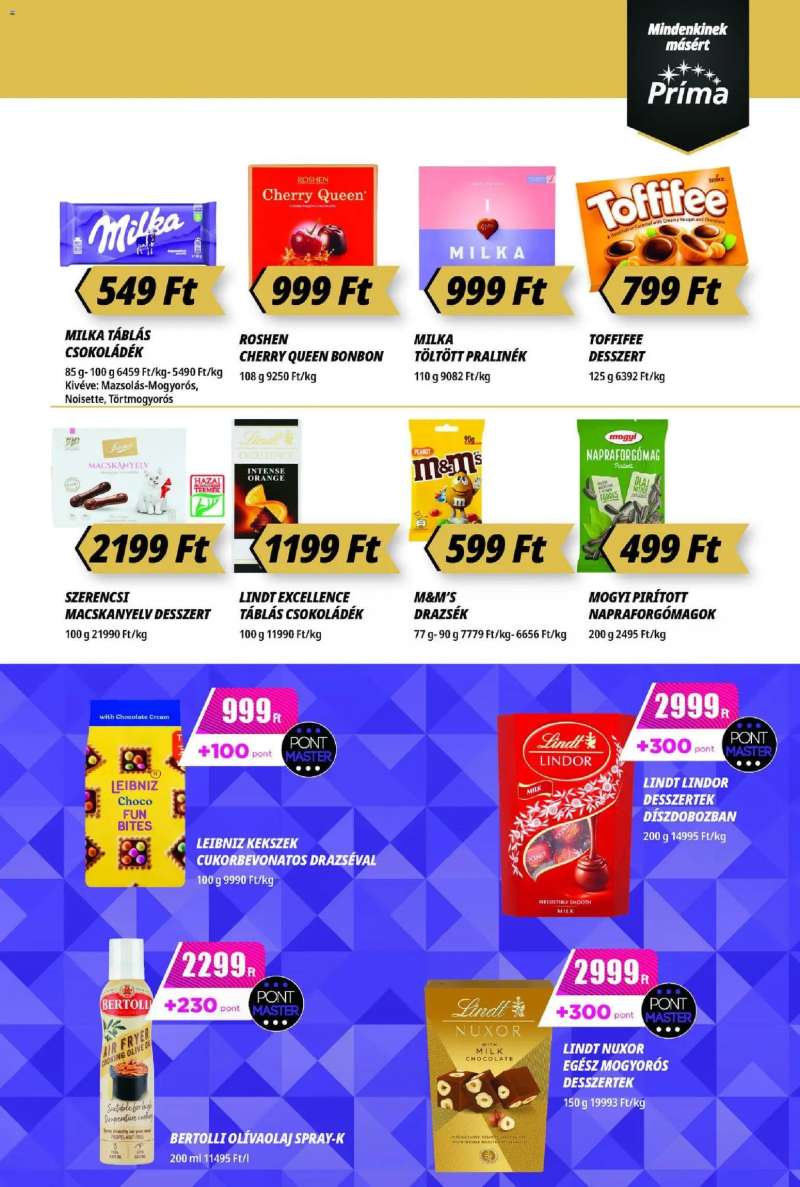 CBA Príma Akciós újság CBA Príma 11 oldal