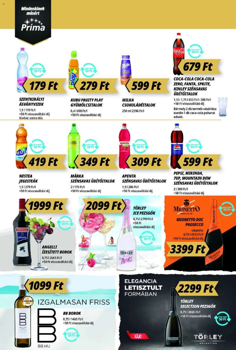 CBA Príma Akciós újság CBA Príma 12 oldal