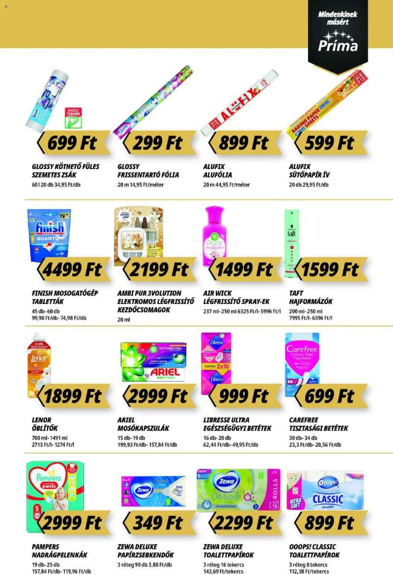 CBA Príma Akciós újság CBA Príma 15 oldal