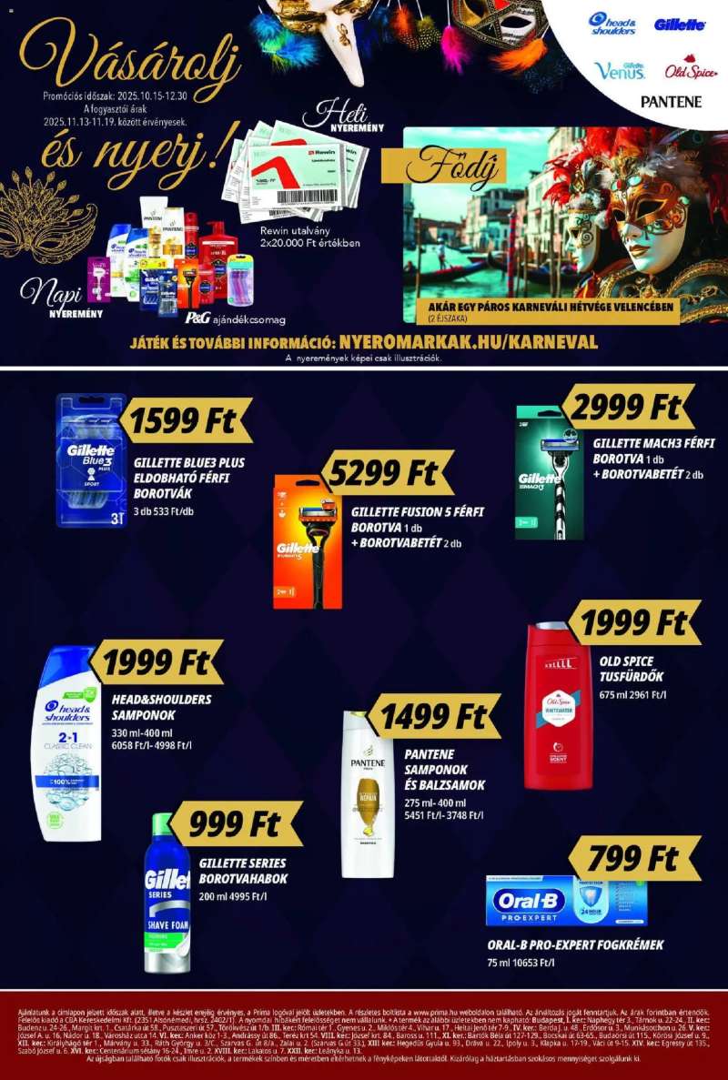 CBA Príma Akciós újság CBA Príma 16 oldal