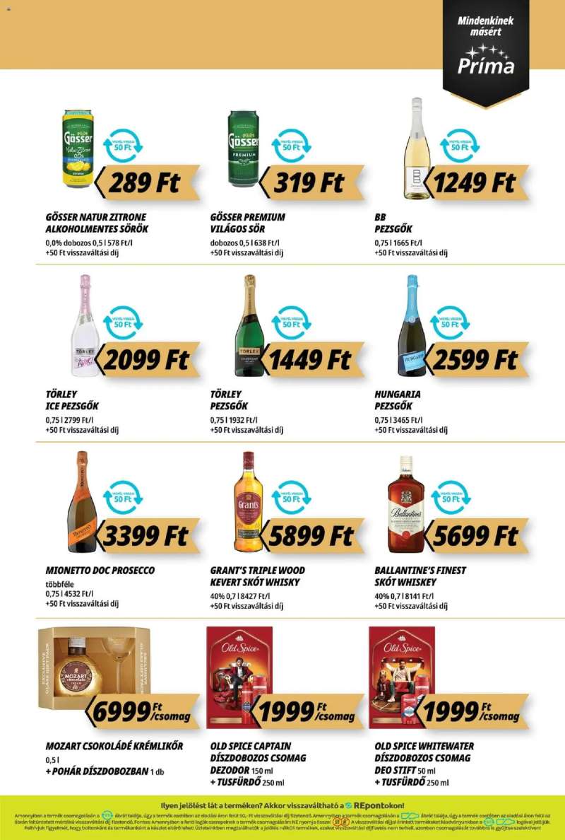 CBA Príma Akciós újság CBA Príma 11 oldal