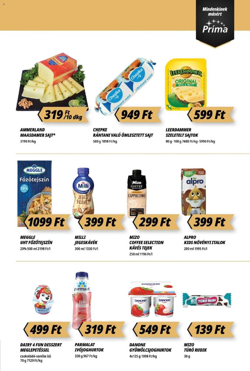 CBA Príma Akciós újság CBA Príma 3 oldal