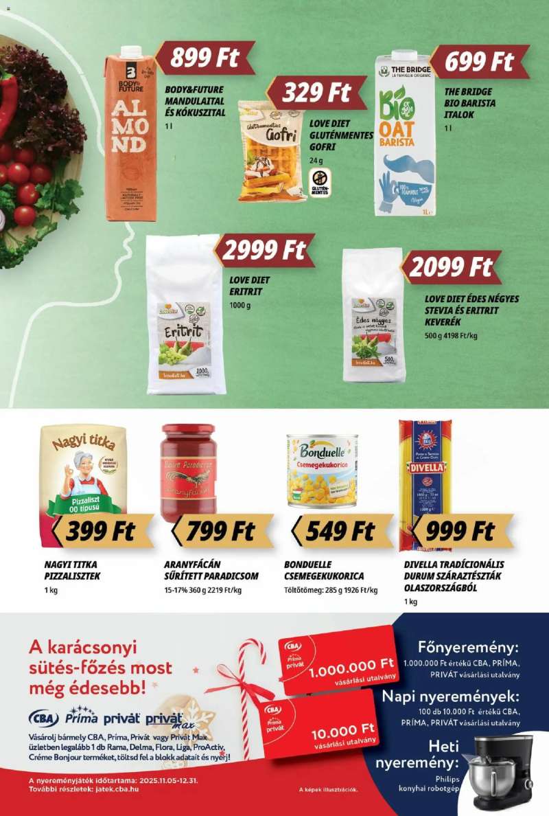 CBA Príma Akciós újság CBA Príma 5 oldal