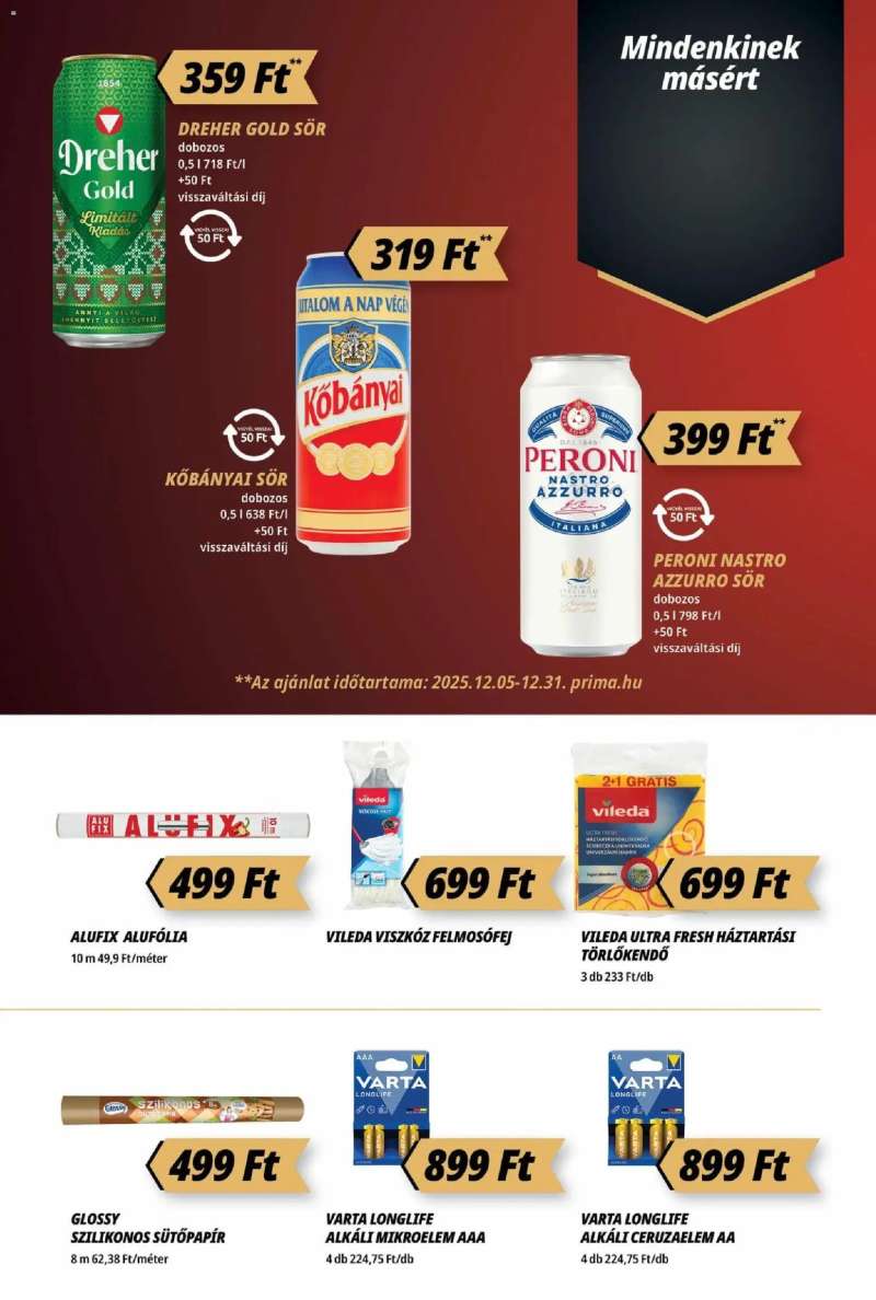 CBA Príma Akciós újság CBA Príma 14 oldal