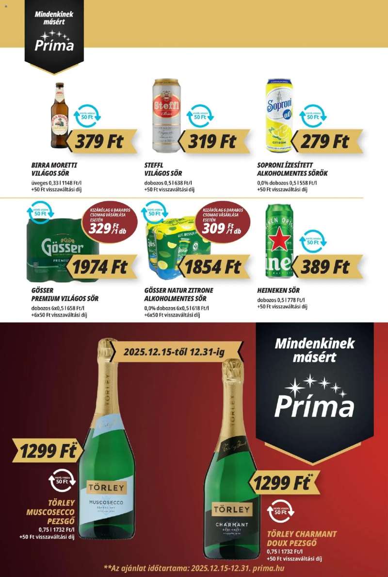 CBA Príma Akciós újság CBA Príma 10 oldal