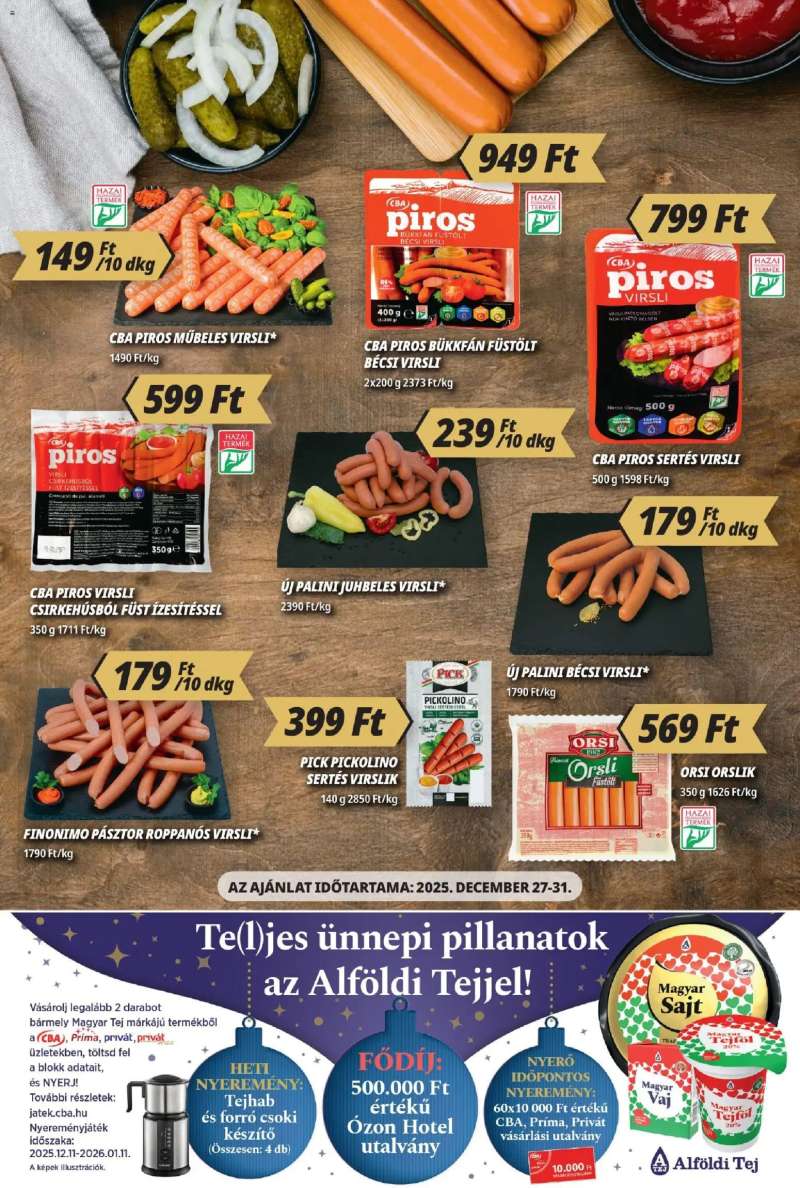 CBA Príma Akciós újság CBA Príma 3 oldal