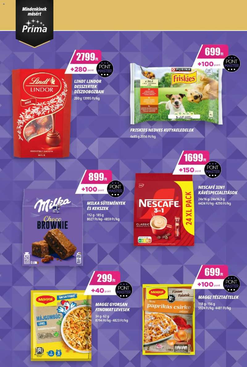 CBA Príma Akciós újság CBA Príma 6 oldal