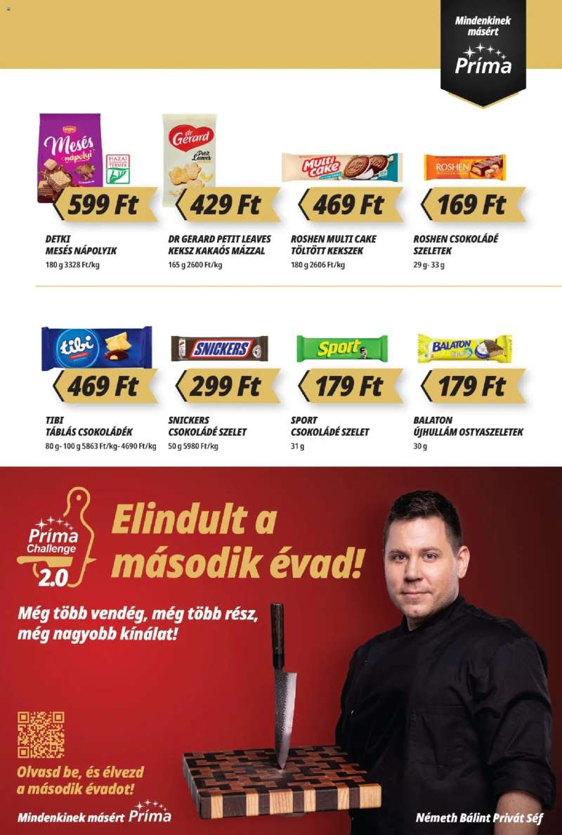 CBA Príma Akciós újság CBA Príma 9 oldal