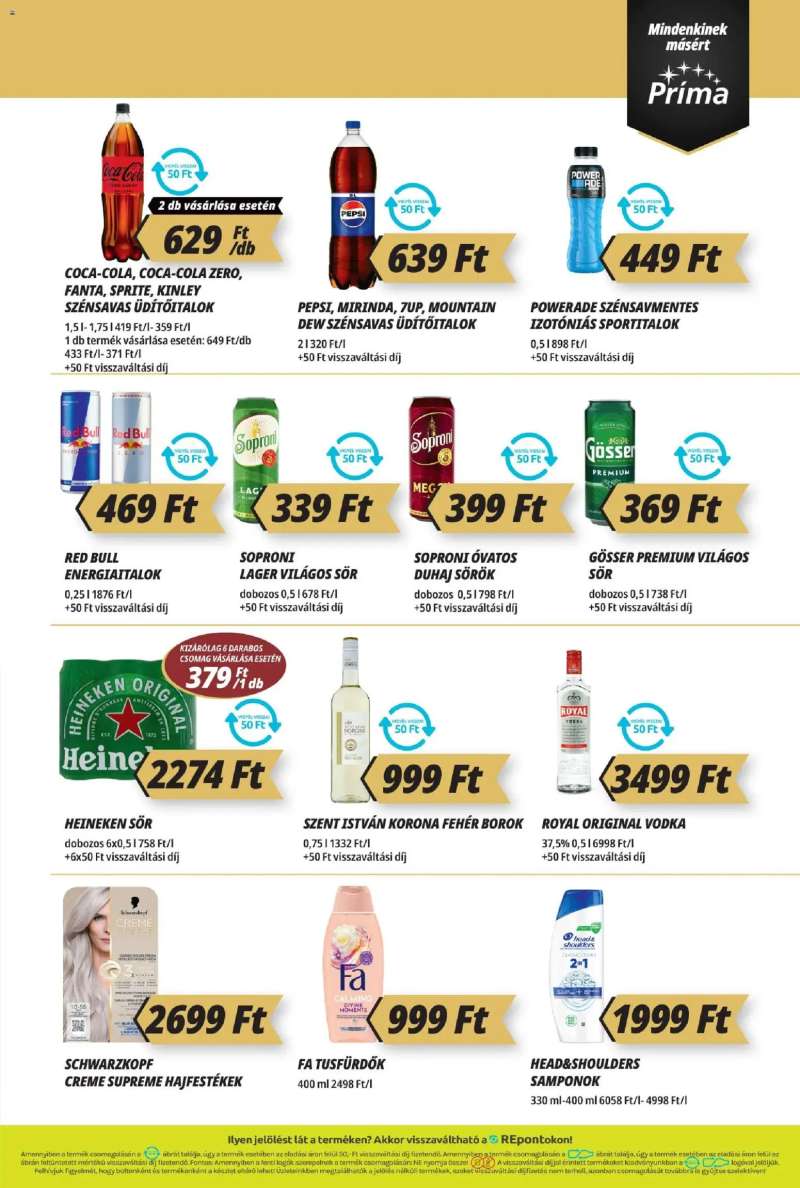 CBA Príma CBA Príma akciós újság 13 oldal