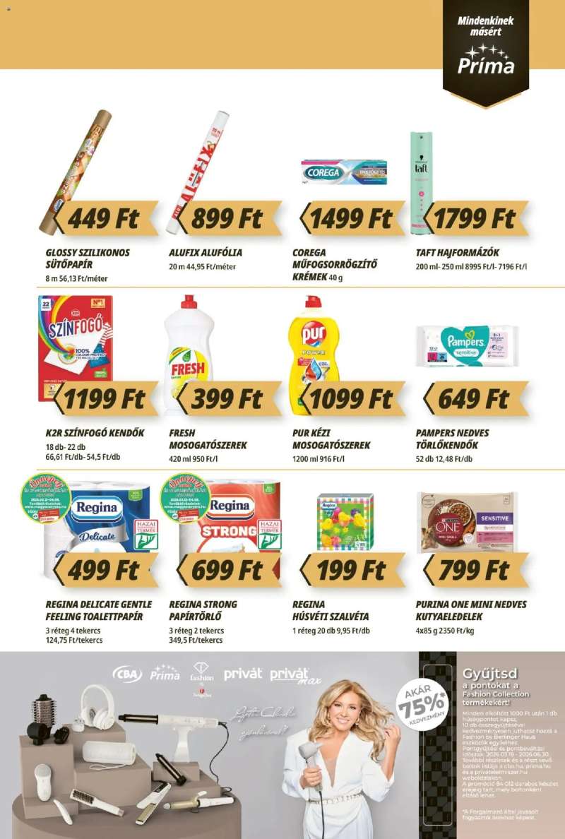 CBA Príma CBA Príma akciós újság 11 oldal