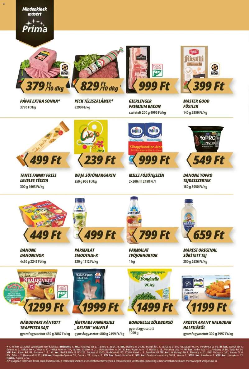 CBA Príma CBA Príma akciós újság 2 oldal