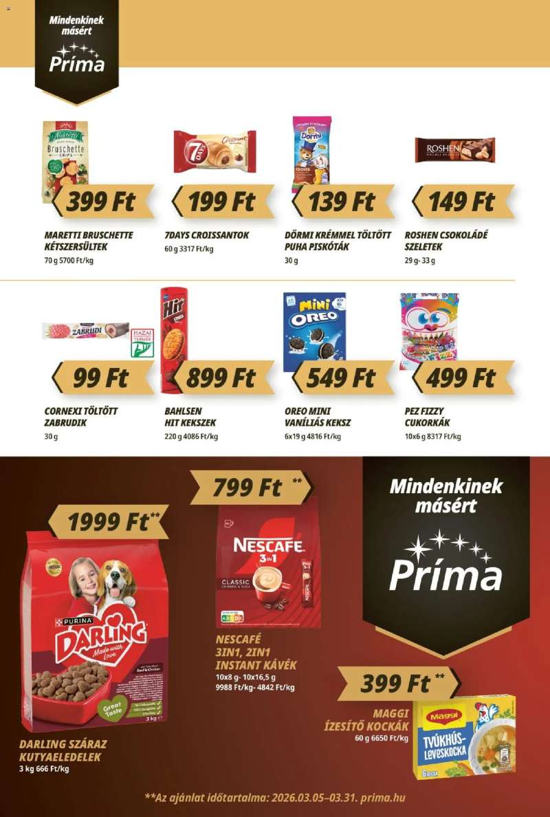 CBA Príma CBA Príma akciós újság 8 oldal