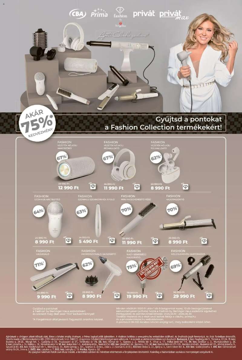 CBA Príma CBA Príma akciós újság 12 oldal