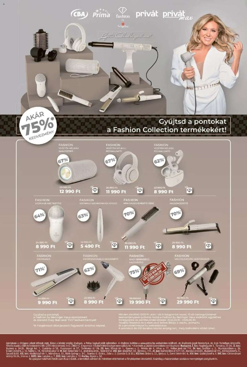 CBA Príma CBA Príma akciós újság 12 oldal