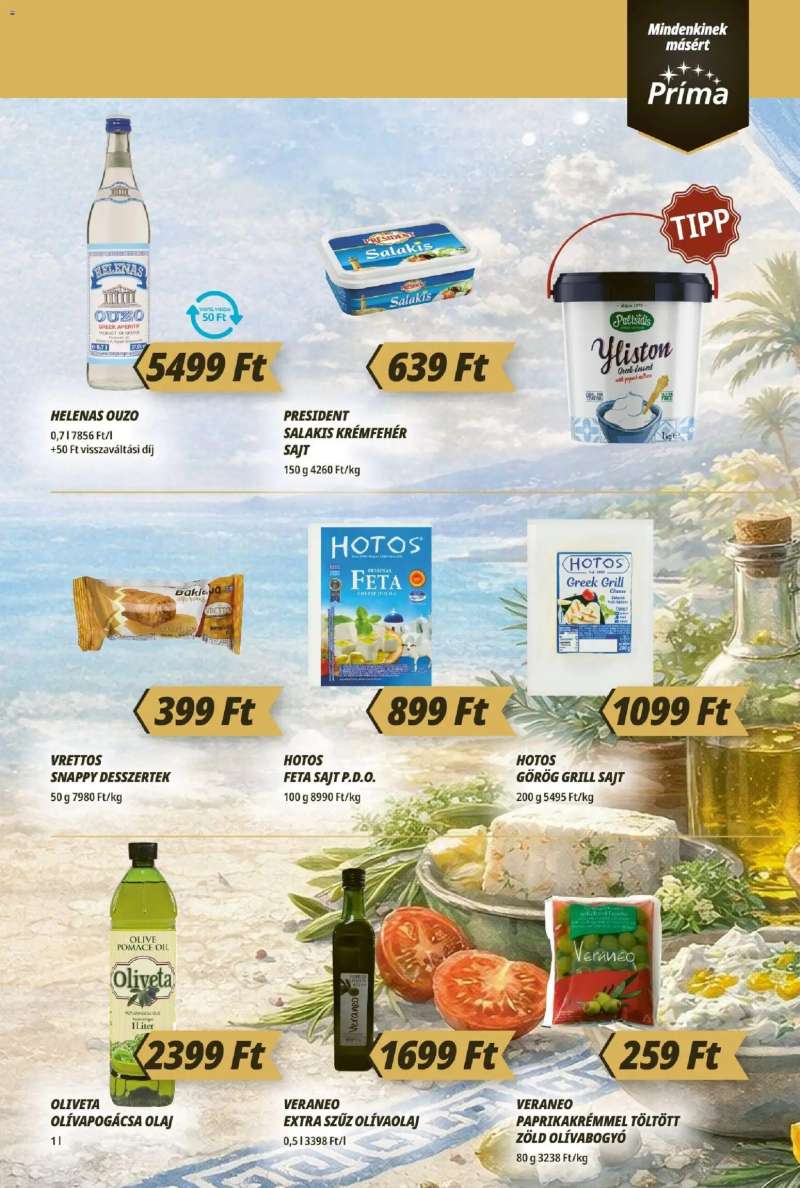 CBA Príma CBA Príma akciós újság 3 oldal