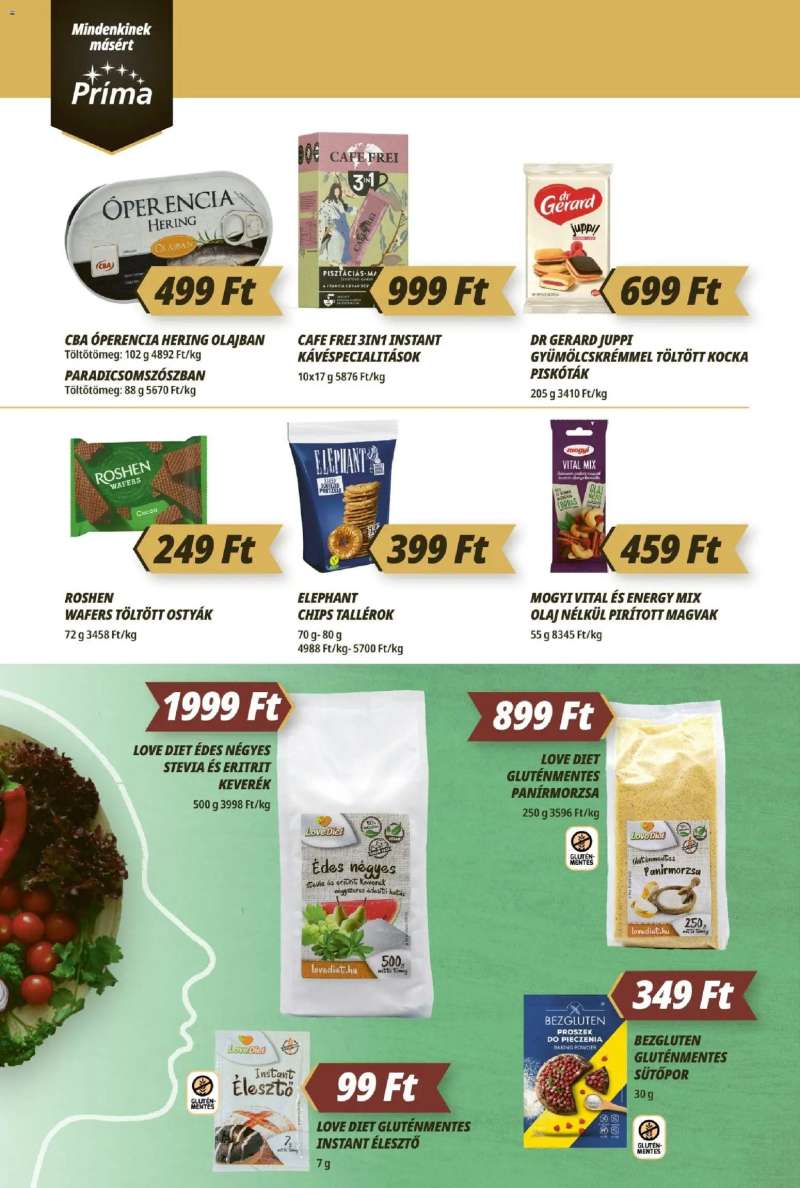 CBA Príma CBA Príma akciós újság 8 oldal