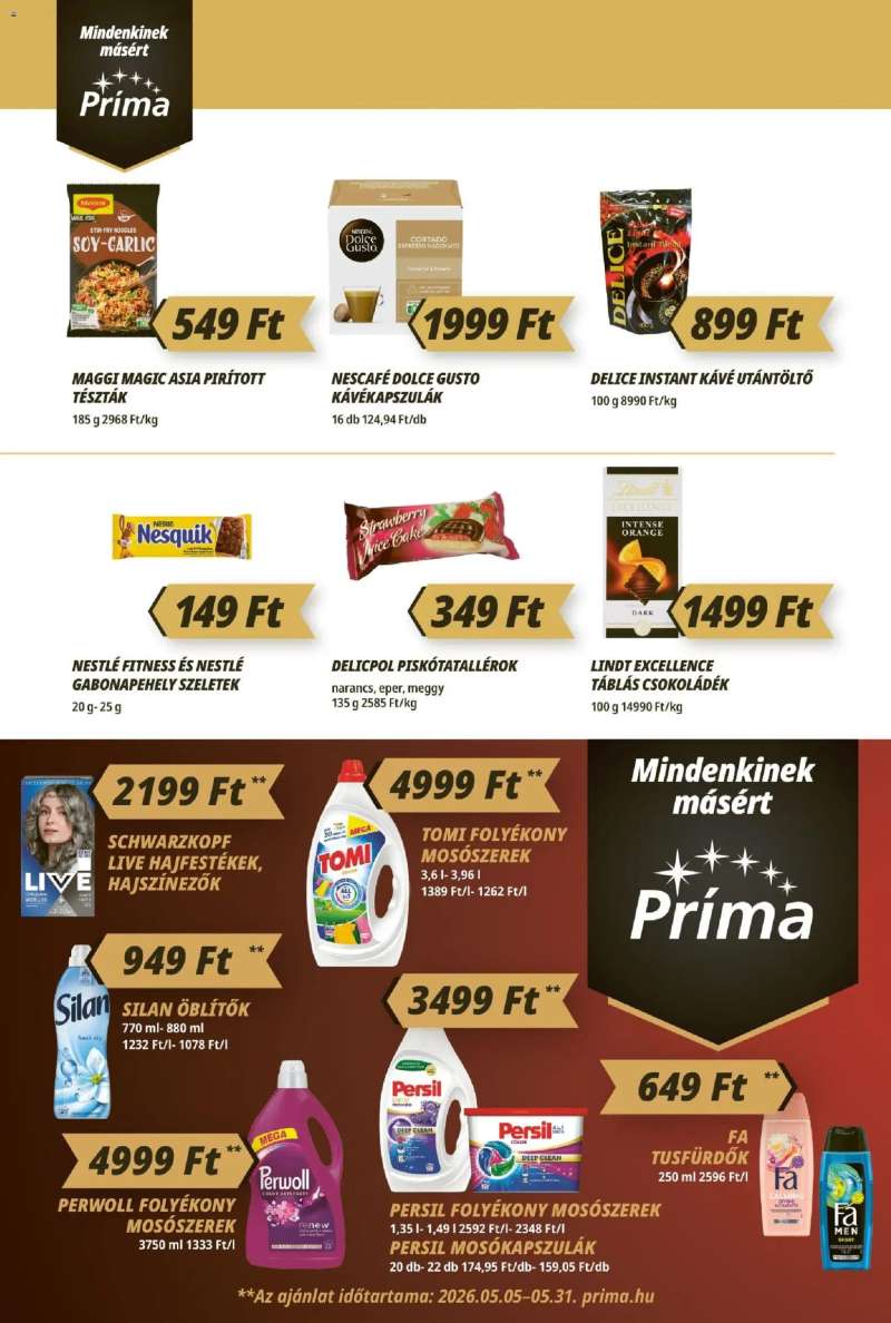 CBA Príma CBA Príma akciós újság 8 oldal