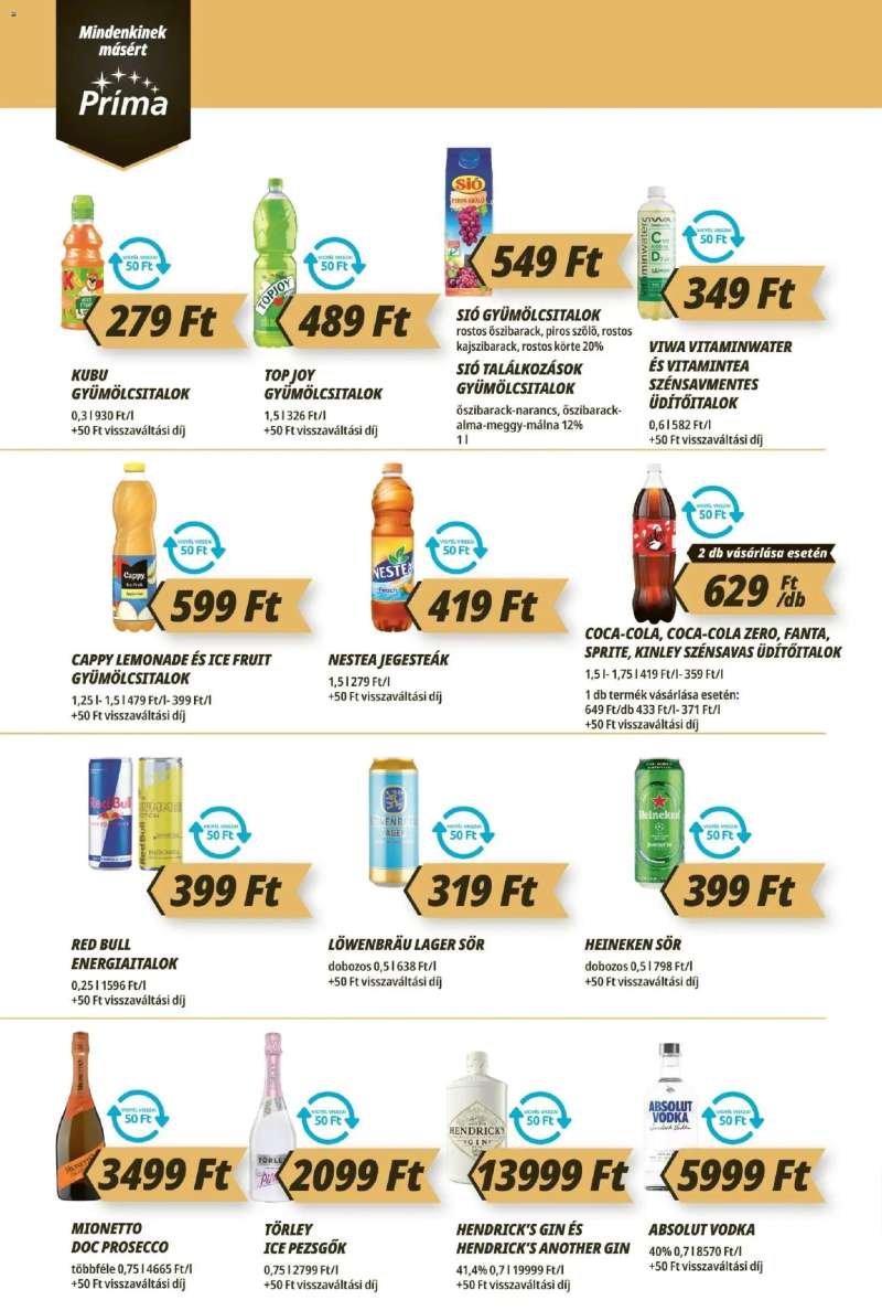 CBA Príma CBA Príma akciós újság 10 oldal