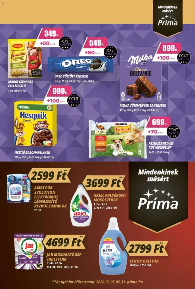 CBA Príma CBA Príma akciós újság 9 oldal