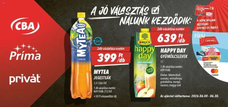 CBA Príma CBA Príma Aktuális óriásplakátok 3 oldal