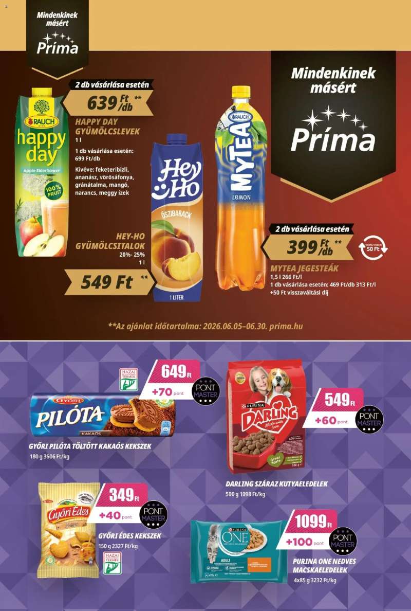 CBA Príma CBA Príma akciós újság 8 oldal