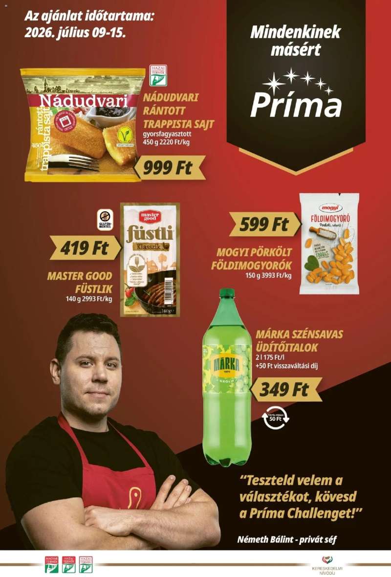 CBA Príma CBA Príma akciós újság 1 oldal