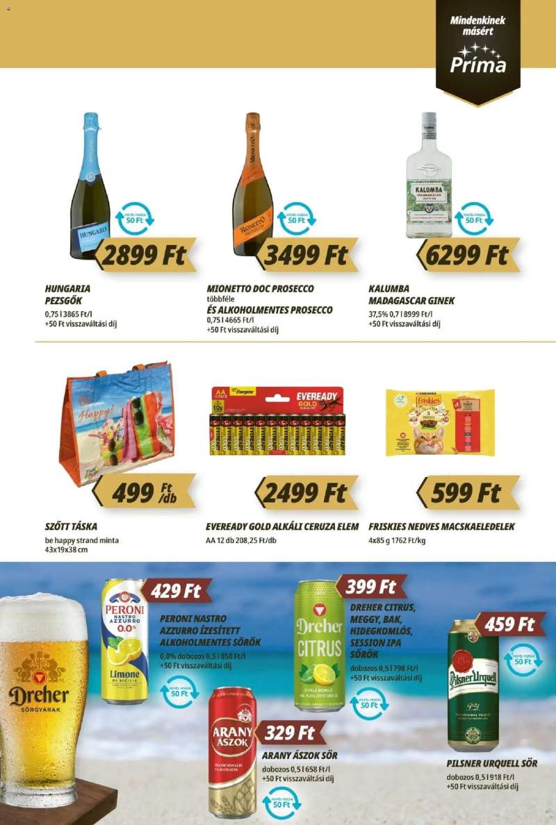CBA Príma CBA Príma akciós újság 11 oldal