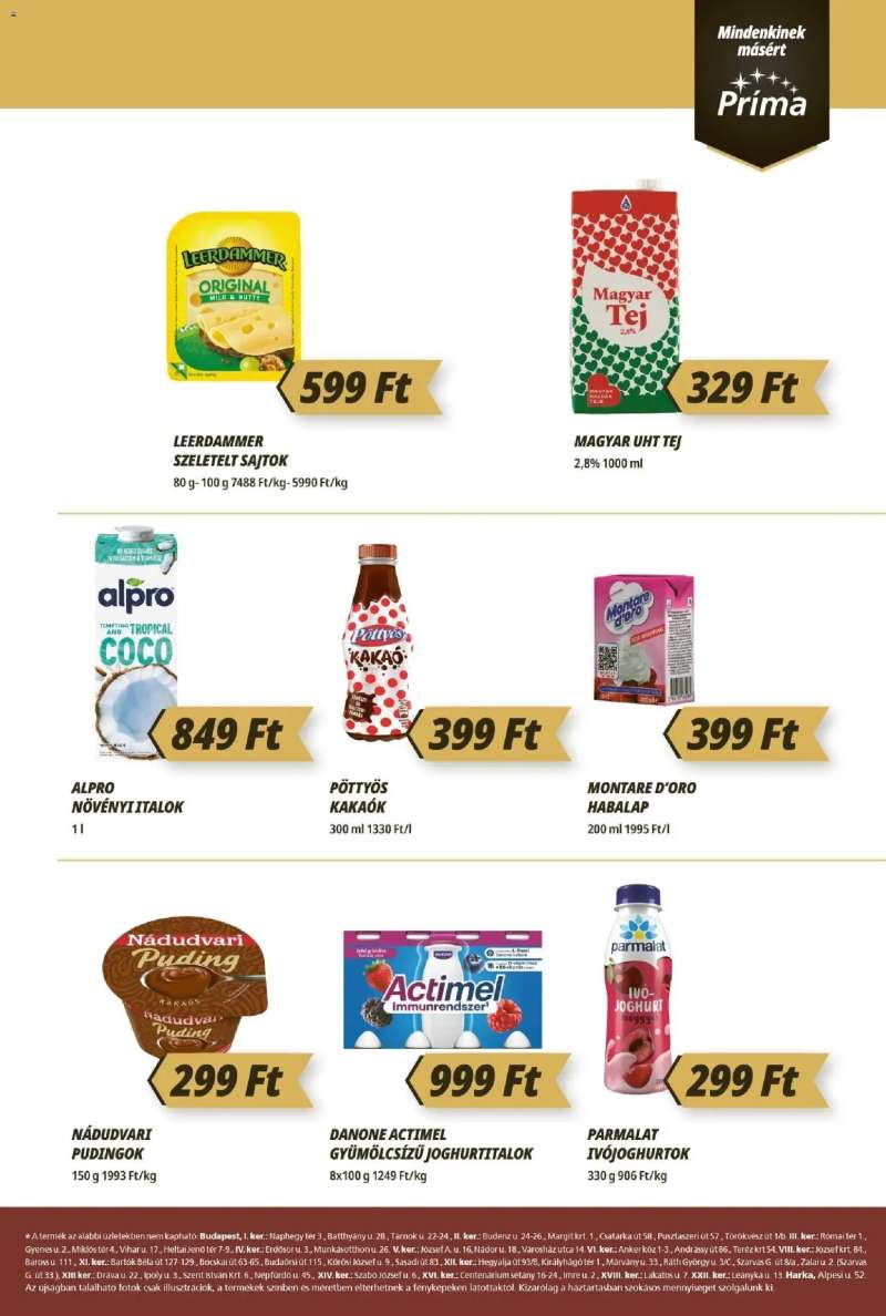 CBA Príma CBA Príma akciós újság 3 oldal