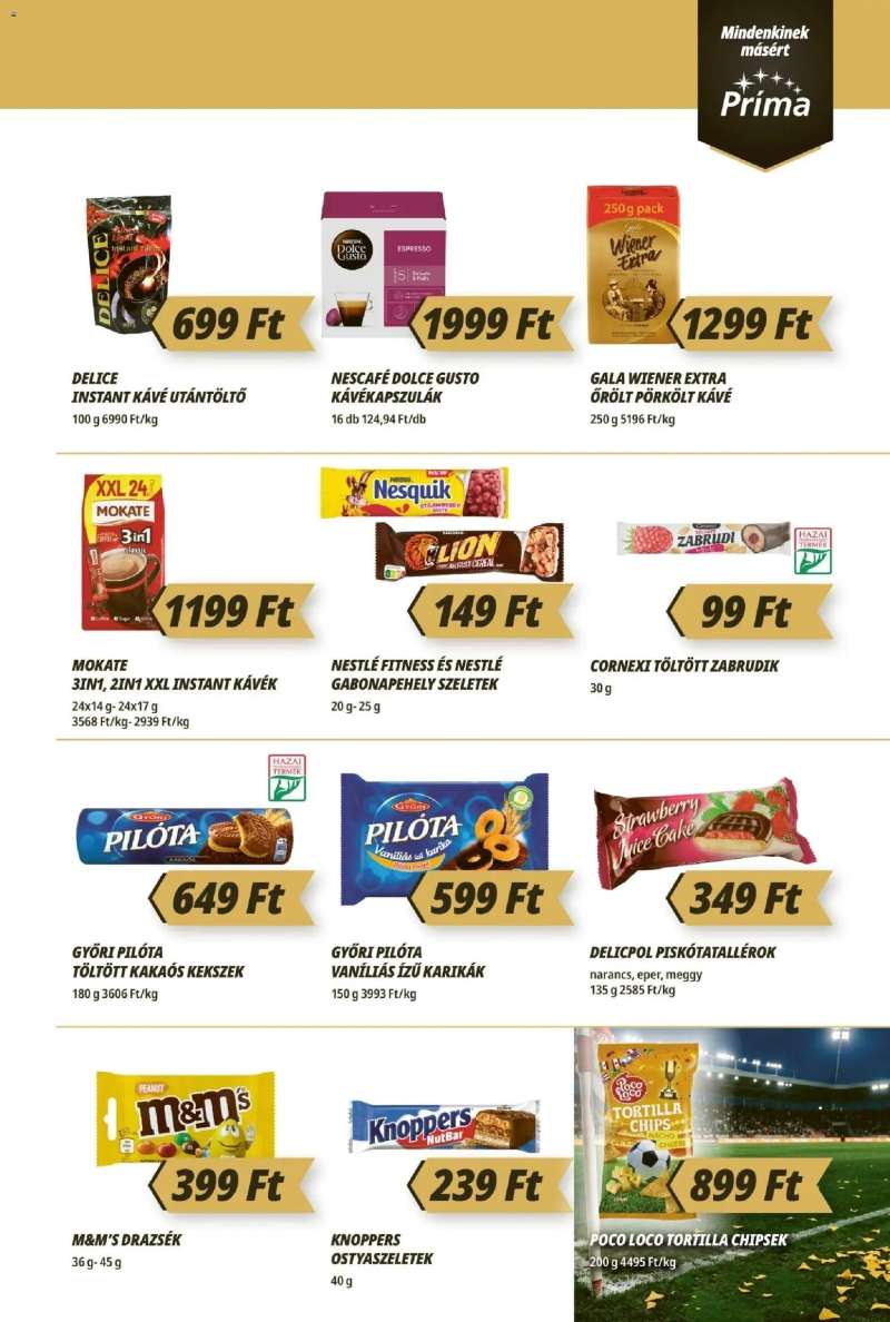CBA Príma CBA Príma akciós újság 9 oldal