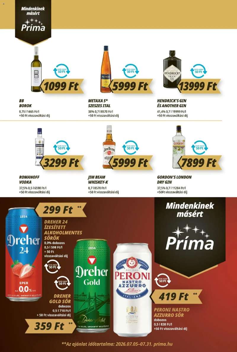 CBA Príma CBA Príma akciós újság 10 oldal