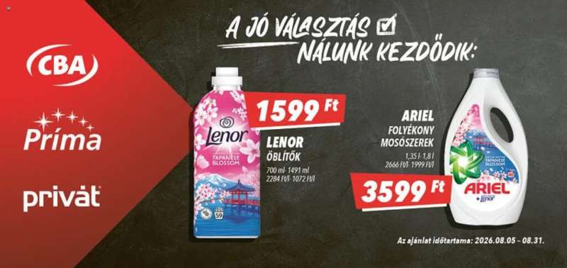 CBA Príma CBA Príma akciós újság 1 oldal