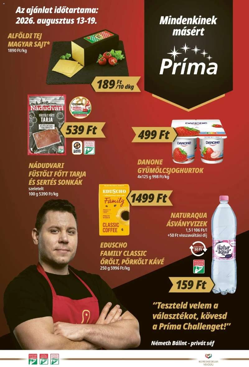 CBA Príma CBA Príma akciós újság 1 oldal